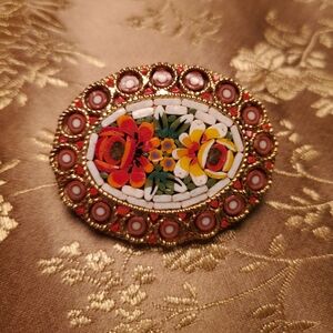 1960 Inlaid Enamel Pin